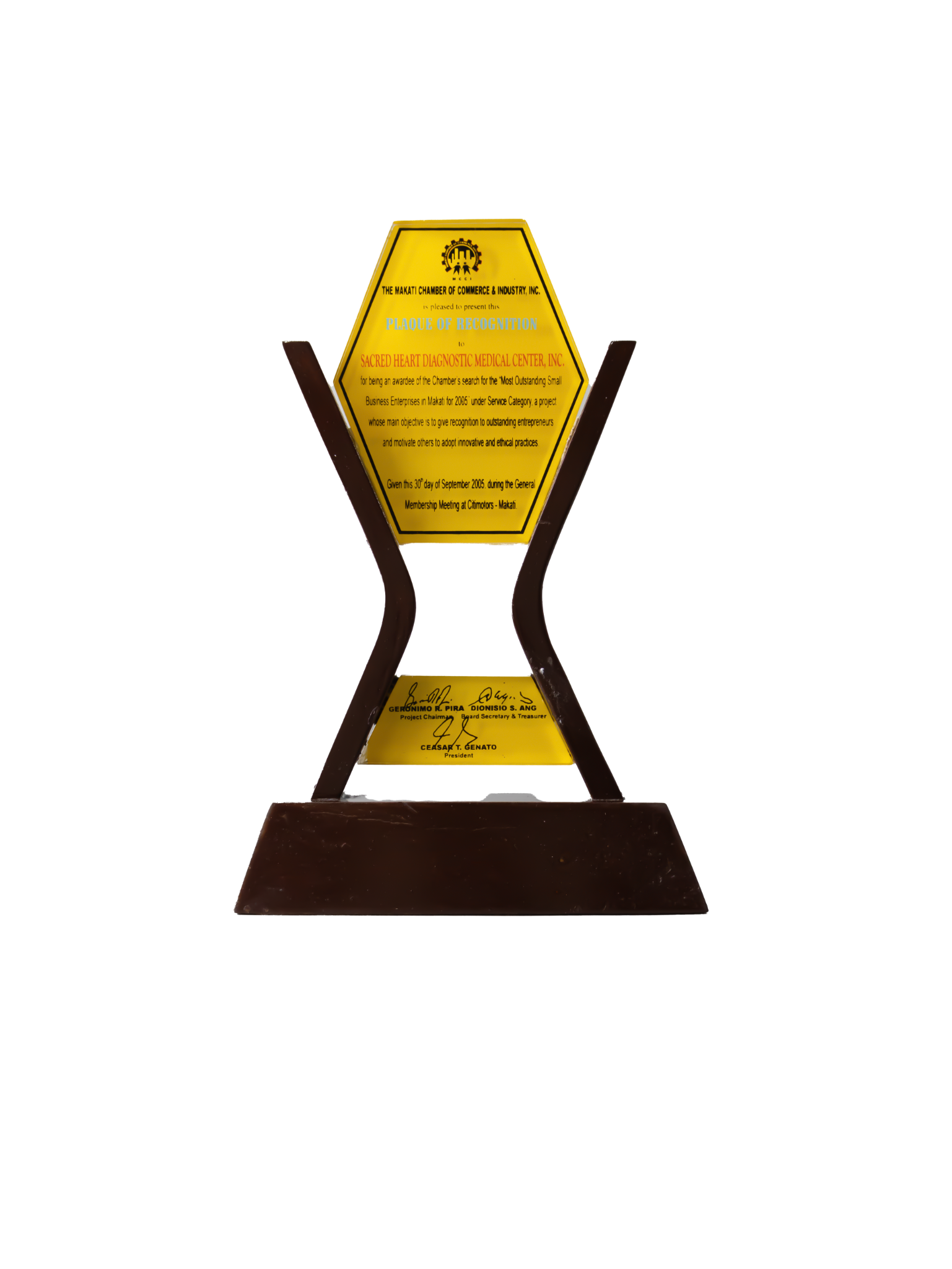 Makati Chamber — Most Outstanding Small Business Enterprise