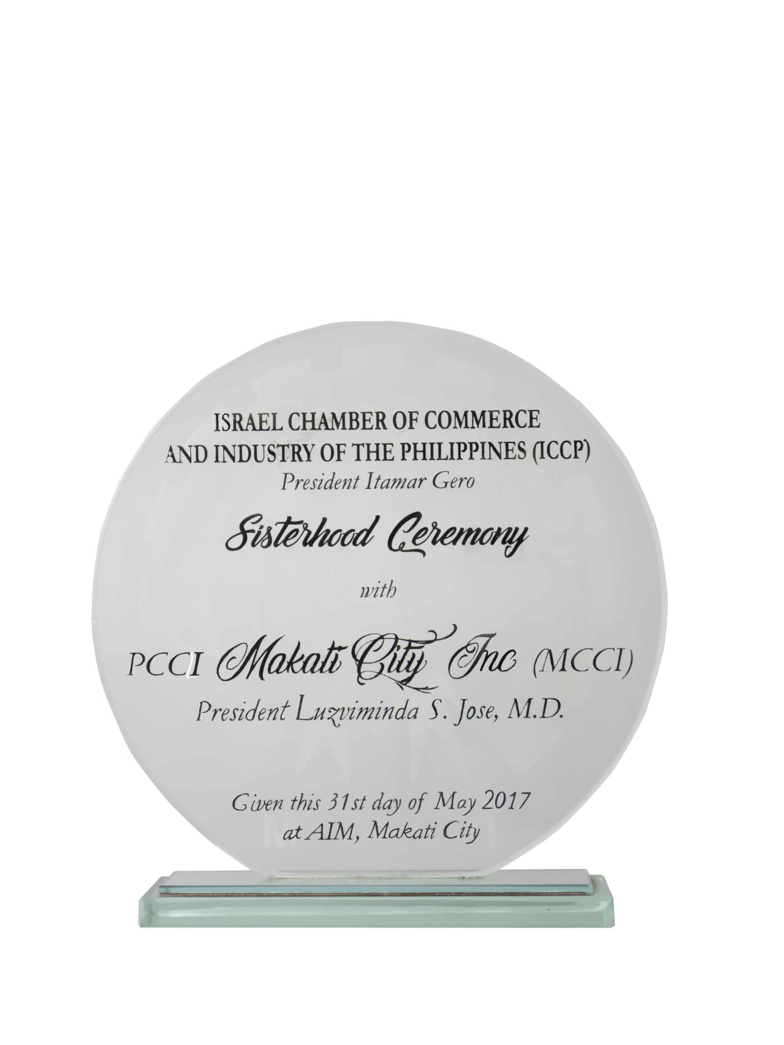 Israel Chamber × PCCI Makati — Sisterhood Ceremony