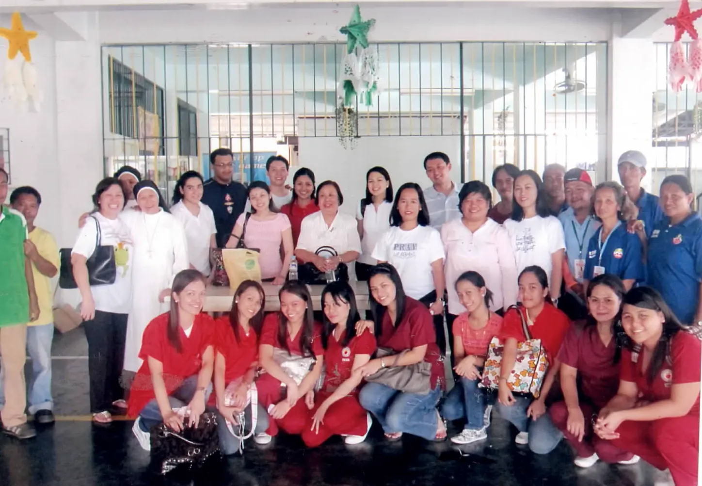 Sacred Heart healthcare team and volunteers during a community mission